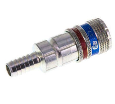 Acero/latón DN 7.6 (7.2 Euro) Enchufe de seguridad para aire comprimido Pilar para manguera de 10 mm