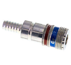 Acero/latón DN 7.6 (7.2 Euro) Enchufe de seguridad para aire comprimido Pilar para manguera de 10 mm