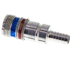 Acero/latón DN 7.6 (7.2 Euro) Enchufe de seguridad para aire comprimido Pilar para manguera de 10 mm