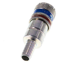 Acero/latón DN 7.6 (7.2 Euro) Enchufe de seguridad para aire comprimido Pilar para manguera de 10 mm