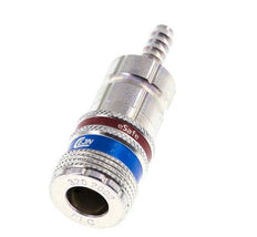 Acero/latón DN 7.6 (7.2 Euro) Enchufe de seguridad para aire comprimido Pilar para manguera de 6 mm