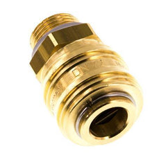 Brass DN 7.2 (Euro) Air Coupling Socket G 3/8 inch Male