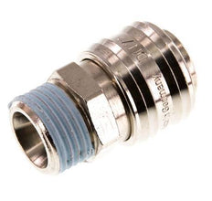 Nickel-plated Brass DN 7.2 (Euro) Air Coupling Socket G 1/2 inch Male
