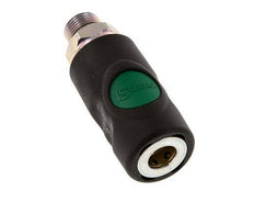 Composite material DN 7.4 Safety Air Coupling Socket with Push Button G 3/8 inch Male