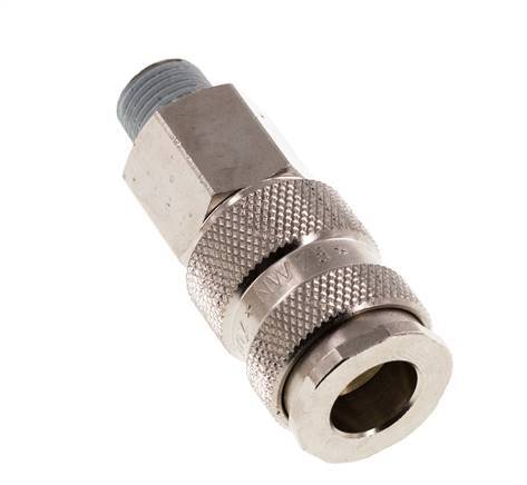 Hardened steel DN 7.8 Air Coupling Socket R 1/4 inch Male
