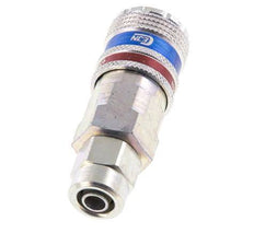 Acero/latón DN 7.6 (7.2 Euro) Acoplamiento de seguridad para aire Enchufe 6.5x10 mm (streamline) Tuerca de unión