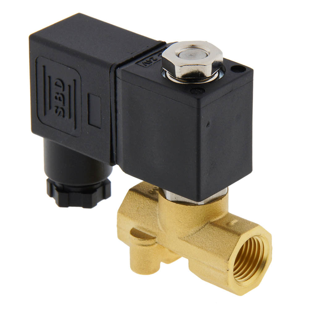 Solenoid Valve CM-DA 1/4'' compact brass FKM 0-13bar 230V AC