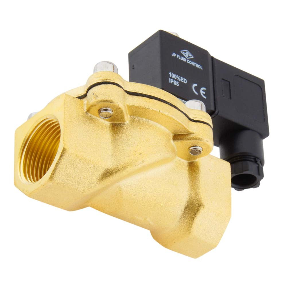 Electroválvula CM-IA 3/4'' de latón compacto FKM 0,5-12bar 12V DC