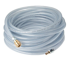 Compressed air hose with DN 7.2 coupling, 27 bar, 25 meter, 12 mm outer diameter