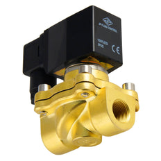 Electroválvula DF-SA 3/8'' latón FKM 0-10bar 380V AC