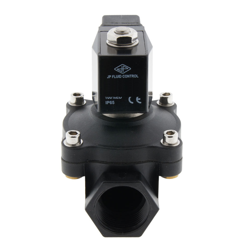Electroválvula DF-SA 1'' Nylon FKM 0-6bar 12V DC