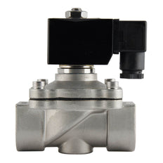 Electroválvula DF-SA 1'' acero inoxidable FKM 0-6bar 12V CC