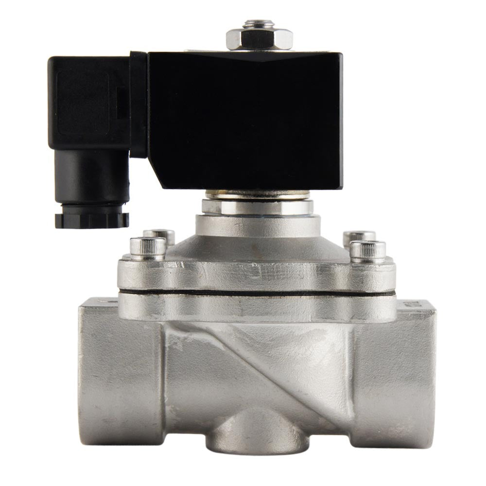Electroválvula DF-SA 1'' acero inoxidable FKM 0-6bar 12V CC