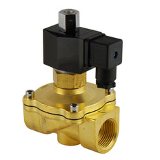 Electroválvula DF-SB 1'' NO latón EPDM 0-3bar 12V DC