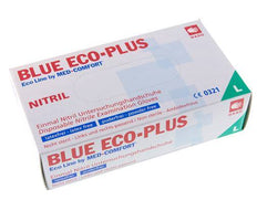 Guantes desechables de nitrilo sin polvo tamaño L (100 unidades) Covid