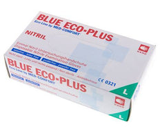 Guantes desechables de nitrilo sin polvo tamaño L (100 unidades) Covid