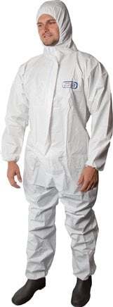 Monos desechables talla XXXL PP microporoso 60g/m2