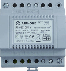 Fuente de alimentación universal Aiphone PS 6V 0.3A | PS-0603DIN