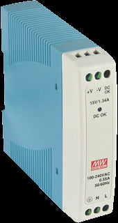 Fuente de alimentación Mean Well MDR CC 5V | MDR-10-5