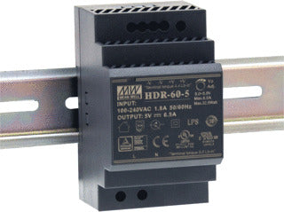 Mean Well HDR Universal Power Supply 24V 2.5A | HDR-60-24