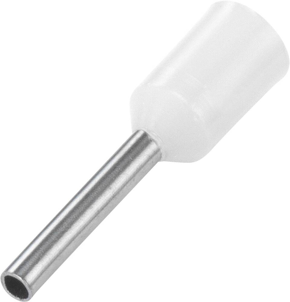 Conex Terminal De Hilo Único Blanco 0.5mm² - Ce500101 [100 Piezas] [200 Piezas]