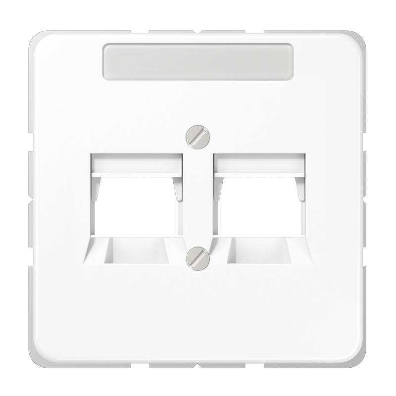 Aparamenta con placa de inserción CD500 de Jung - CD569-2NATWW