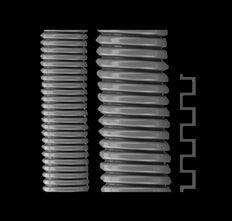 Flexa steinheimer ROHRFLEX Plástico acanalado Cable benan -manguera - 841720 [50 Metros]