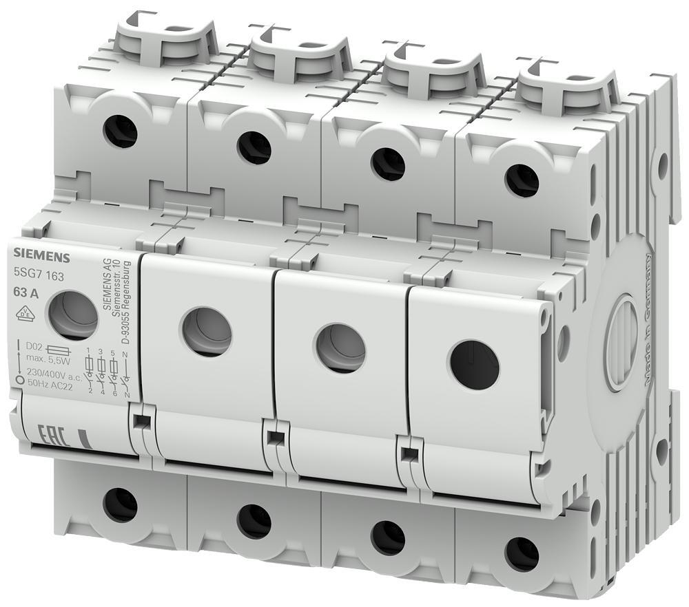 Separador De Carga De Cartuchos Siemens 5SG7 NEOZED - 5SG7163