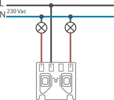Interruptor de instalación original Niko - 101-81515