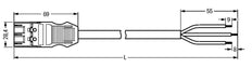 Wago Winsta Midi Patch Cord Adjustable Building Installation - 771-9993/217-201