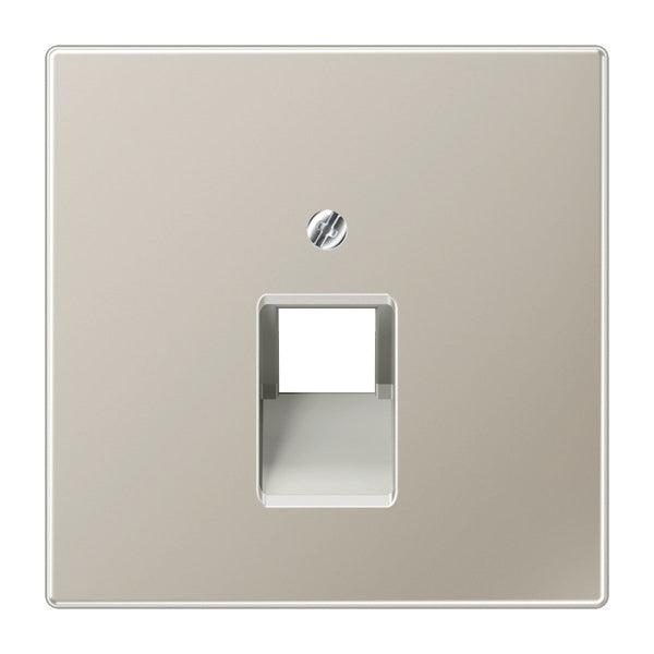 Aparamenta Jung Aluminio/Acero dorado/Insertos cromados - ES2969-1UA