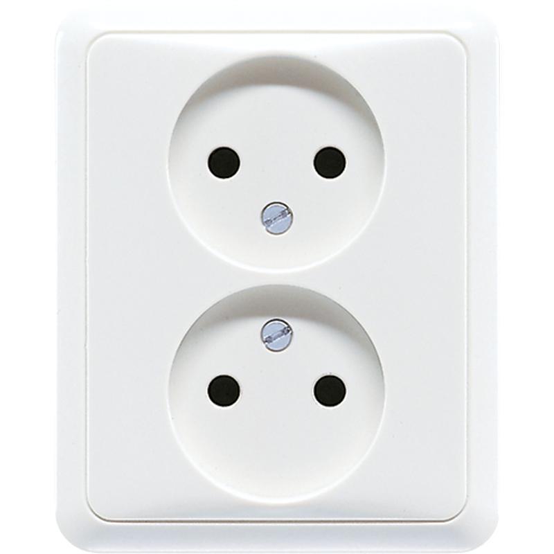 Jung CD500 Wall Outlet Box (WCD Switchgear) - CD5010WW