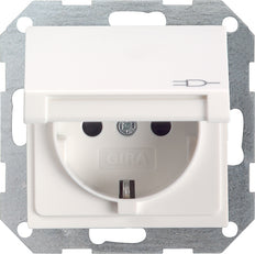 Gira System 55 Wall Socket Outlet (WCD Switchgear) - 045427