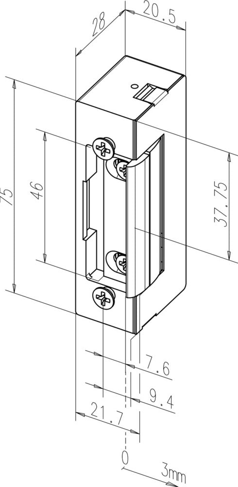 Assa Vema Electric Door Lock - 10001240