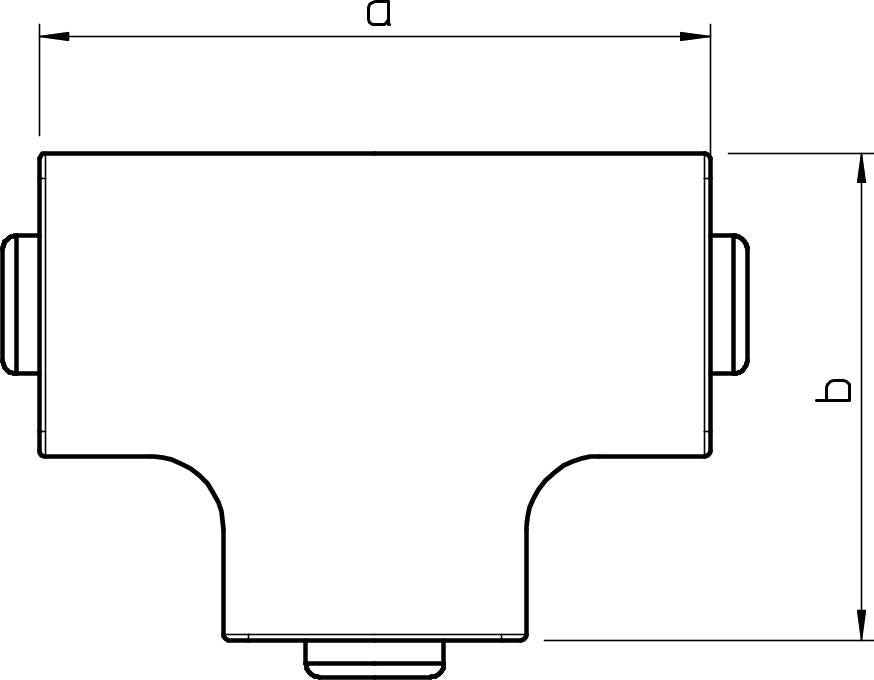 OBO T-piece Pipe Duct - 6158544 [4 Pieces]