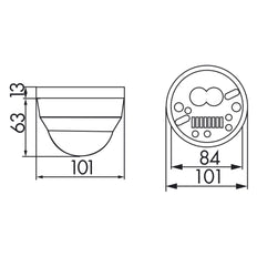 Interruptor de Movimiento BEG Luxomat (completo) - 92142