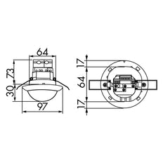 BEG Luxomat Motion Switch (Complete) - 92254