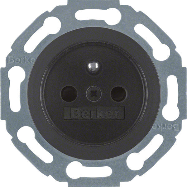 Hager Berker 1930/Glass Wall Outlet (WCD Switchgear) - 67687901