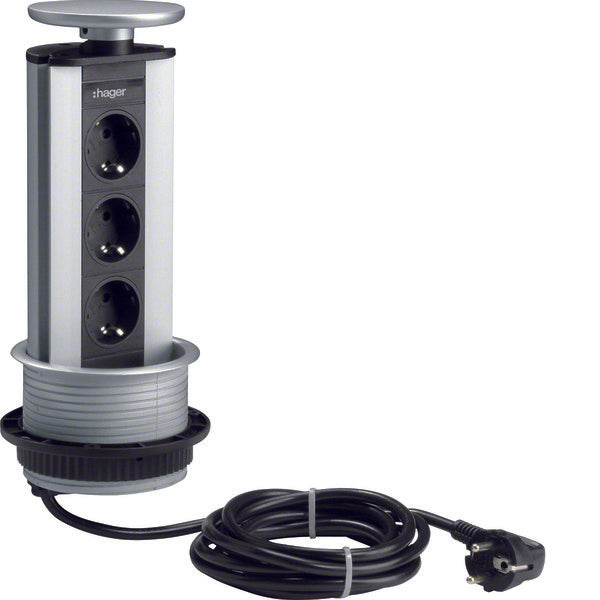 Caja De Enchufes De Pared Hager Tehalit (Aparamenta WCD) - G7043LAN