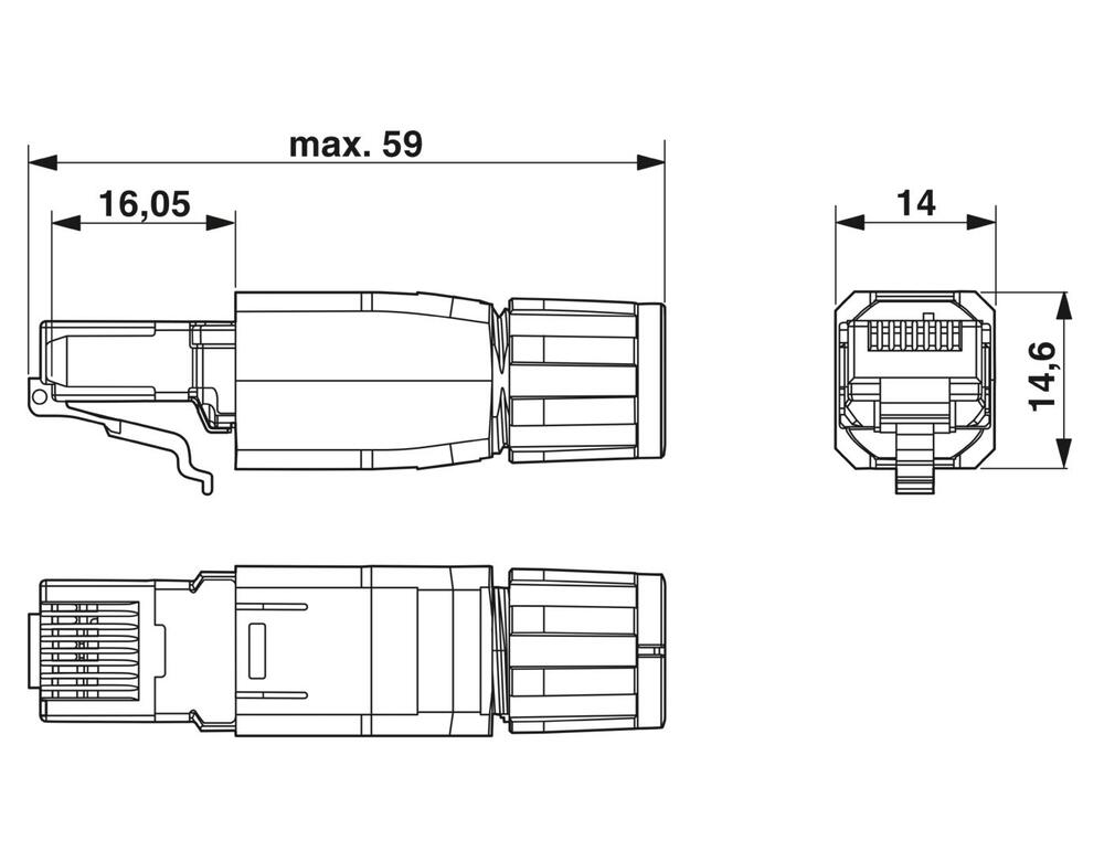 Conector Phoenix Contact VS Modulaire - 1656725