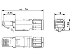Conector Phoenix Contact VS Modulaire - 1656725
