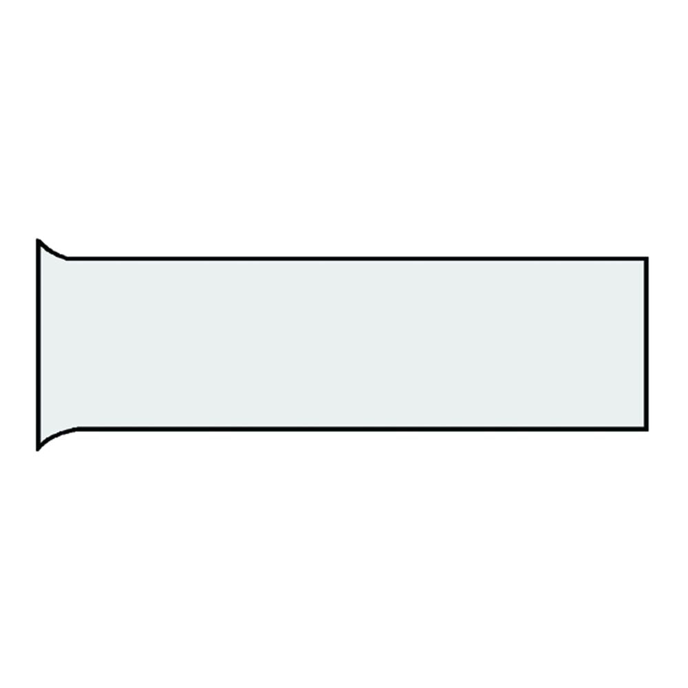 Non Insulated Wire Ferrule 10mm² 20mm Length - 710145 [100 Pieces]
