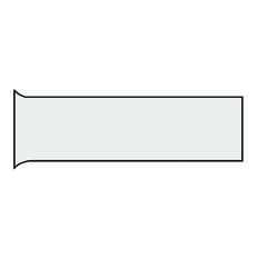 Non Insulated Wire Ferrule 10mm² 20mm Length - 710145 [100 Pieces]