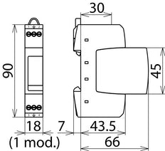 DEHN Protector De Sobretensión De Red DEHNrail - 953200