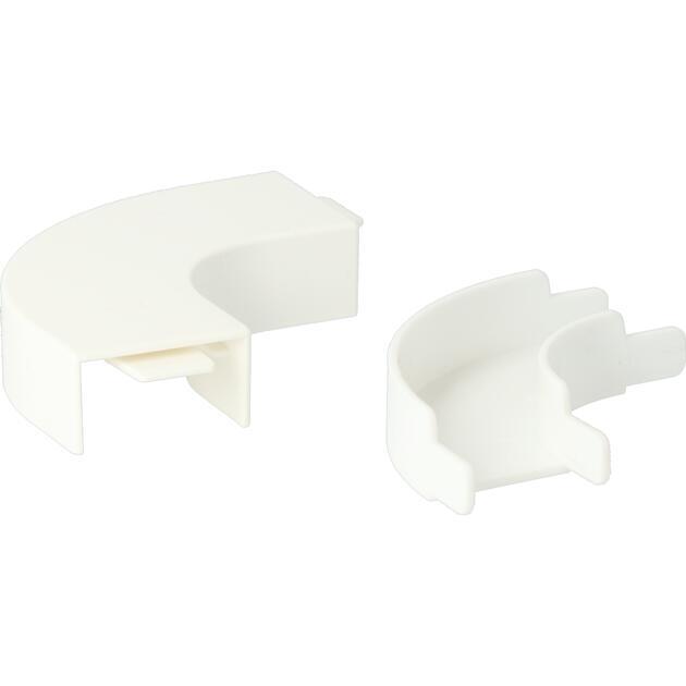 Attema F25FW Vertical Corner Piece conduit Duct - AT5624 [2 Pieces]