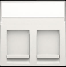 Niko Placa de interruptores de inserción original - 101-65600 [2 Piezas]