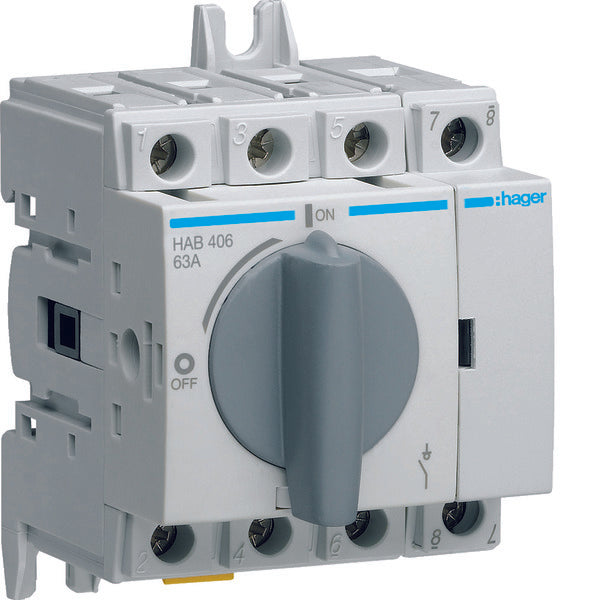 Interruptor-seccionador Hager HAB - HAB406