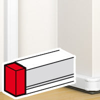 Legrand DLP Placa final Canal/pilar de pared - 75611 [2 Piezas]