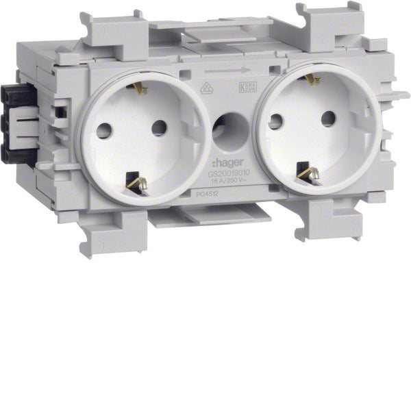 Caja De Enchufes De Pared Hager Tehalit (aparamenta WCD) - GS20019016