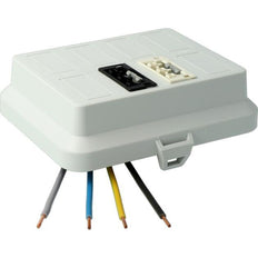 Attema Cable-mate Cover For Surface Mount Box Wall/Ceiling - AT7704 [10 Pieces]